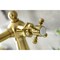 Kingston Brass KSD154BXBB Single-Handle Bathroom Faucet with Push Pop-Up, Brushed Brass KSD154BXBB - alternate 3